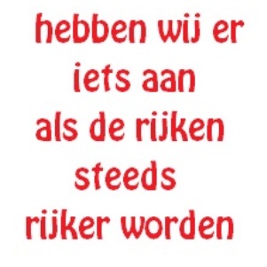 De rijken steeds rijker - Lucas Cleophas