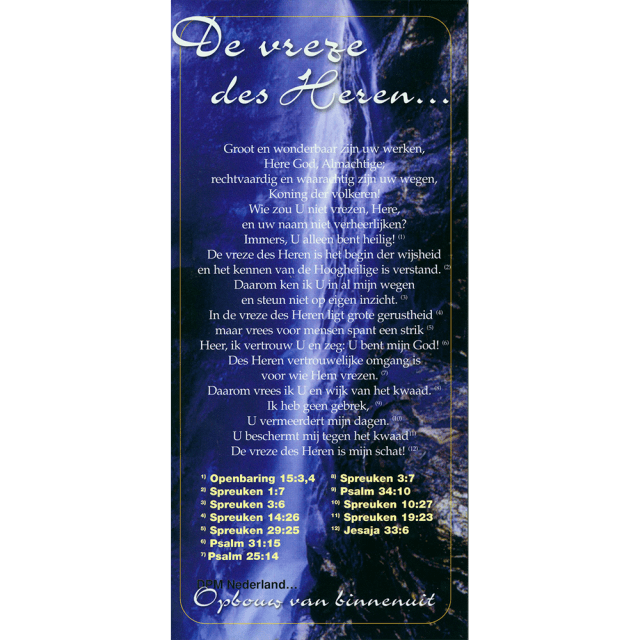 De-Vreze-des-Heren - Derek-Prince Ministries Nederland