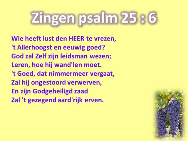 Psalm 25-6 - wie heeft lust - SlidePlayer