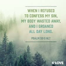 Psalm 32 - refused to confess - Pinterest