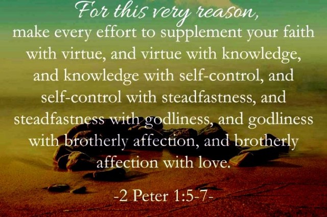2 Petrus 1 5-7 - make evry effort to supplement your faith - Lucas Cleophas