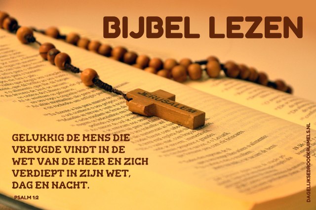 Psalm 1 2 - Gelukkig wie vreugde vind - DagelijkseBroodkruimels