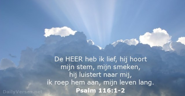 Psalm 116 1-2 - DailyVerses.net