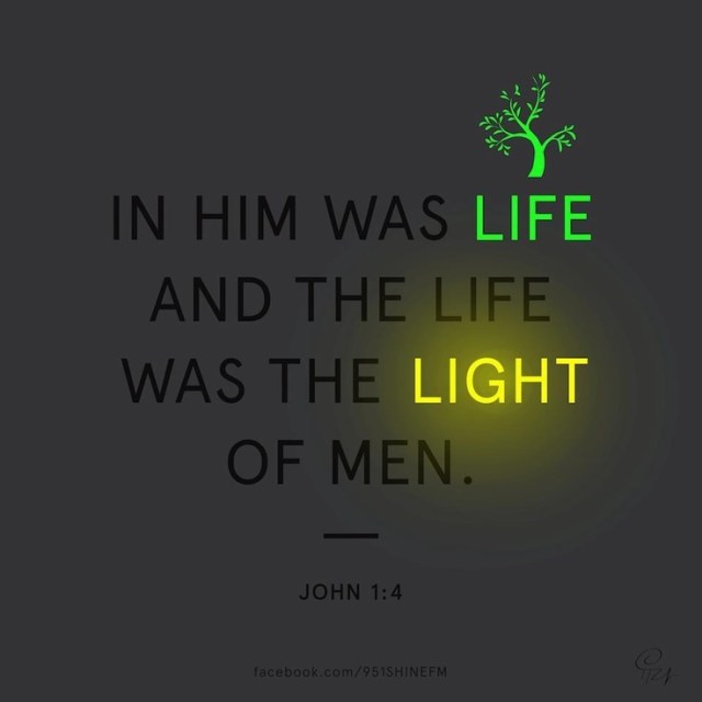 Johannes 1 4 - In Him was life - Pinterest