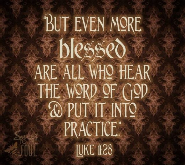 Lukas 11 24 - But even more blessed are all - Pinterest
