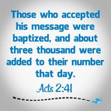 Handelingen 2 41 - Those who accepted his message - Pinterest
