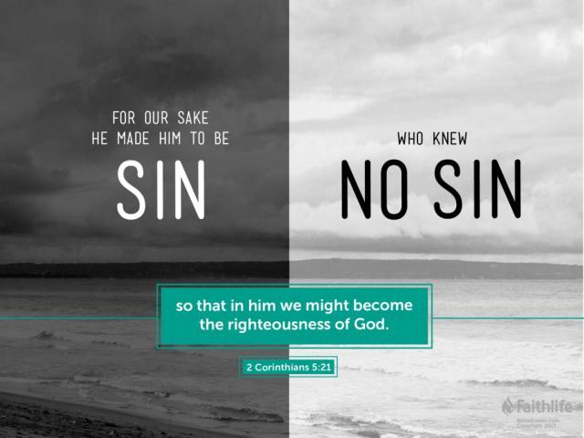 2 Korintiërs 5 21 - Made Him to be sin - Bibliacom