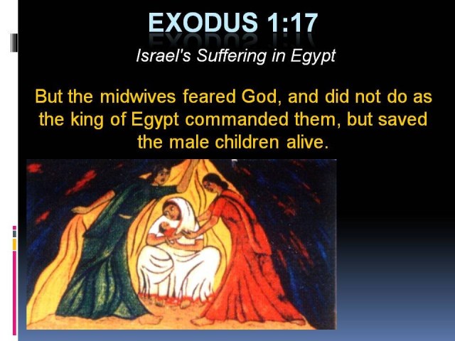 Exodus 1 17 - But the midwifes - YouTube